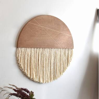 Hand woven wall discount decor